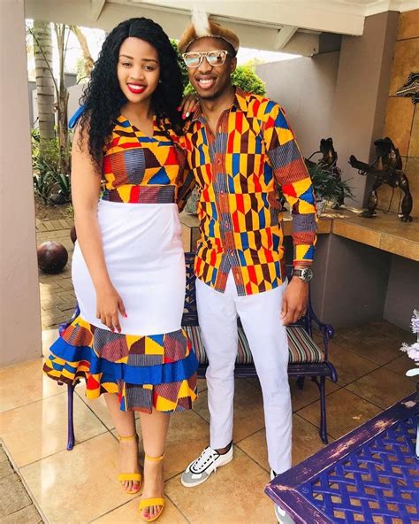 matching african outfits